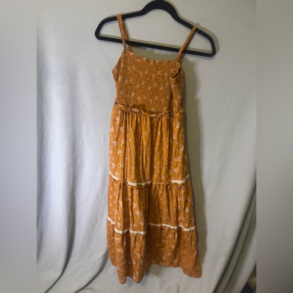 Universal Thread Mustard Floral Dress